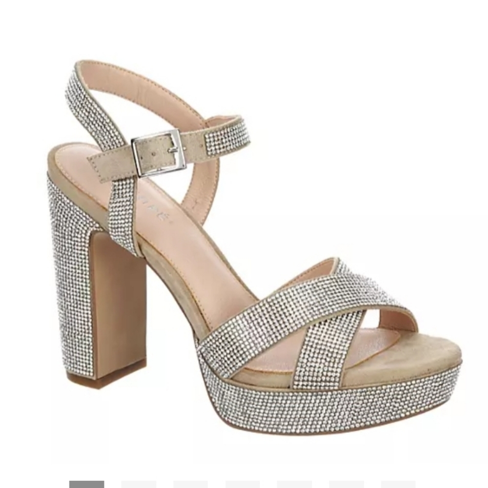 Maripe Leilani Glitter Platform Sandal